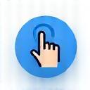 Step 1 icon: Finger clicking a button graphic